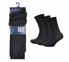 Mens 3 Pack Classic Black Socks