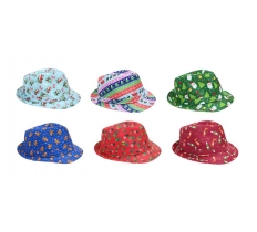 Trilby Hat Christmas Mix ( Assorted Designs )
