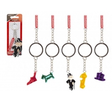 Monopoly 5cm 2D Rubber Keyring With Charm ( Assorted )