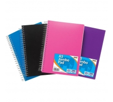 Tiger A5 Polyprop Jumbo Twin Wire Notebook 200 Pages