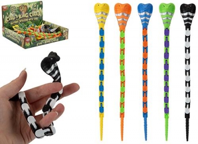 King Cobra Fidget Snakes 27cm