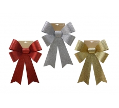 Glitter Deluxe Bow Jumbo 1 Pack ( Assorted Colours )