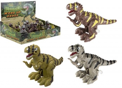 Wind Up Dinosaur With Moving Arms And Mouth 14cm