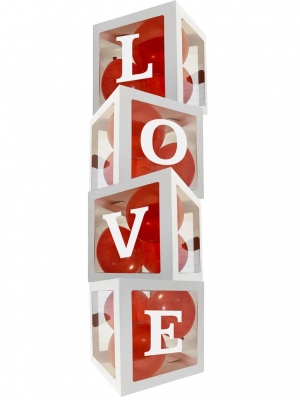 Love Balloon Boxes Set Of 4