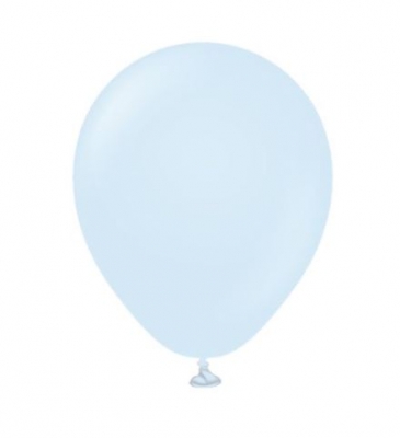 Kalisan 5" Macaron Baby Blue Latex Balloons 100 Pack