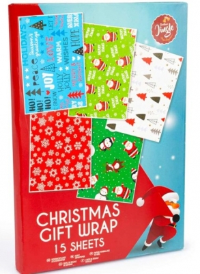 15 Sheets Of Gift Wrap