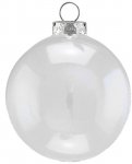 80mm Clear Fillable Bauble