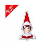 9" Elf On The Shelf Foil Balloon