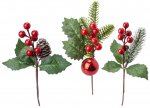 Christmas 18cm Berry Picks ( Assorted Designs )