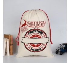 North Pole Post Office Santa Sack 70cm X 50cm