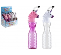 UNICORN BOTTLE 450ml COLOURED PLASTIC