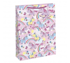 Cute Unicorns Xl Wide Gift Bag