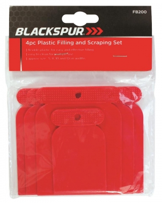 Plastic Filling And Scraping 4 Pack