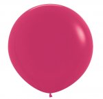 Sempertex 24" Raspberry Latex Balloons 3Pack