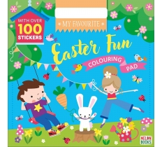My Favourite Easter Fun Colouring Pad (Over 100 Stickers)