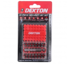 DEKTON 33 PIECE SECURITY BIT SET
