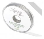 Eleganza Double Faced Satin 10mm X 20M Silver No.24