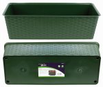 Plastic Rattan Window Box 40cm