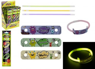 Monster Glow Bracelets Set Of 3