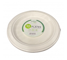 9" Bagasse Plate 10 Pack