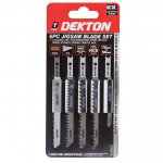 Dekton 5 Pack Jigsaw Blade Set