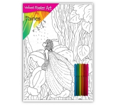 Velvet Poster Art Fairy