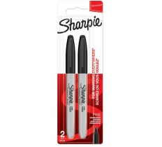 Sharpie Black Fine Tip Permanent Marker Set Of 2