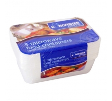 Microwave Food Containers With Lids 5 Pack