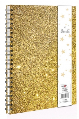 A4 Glitter Notebook