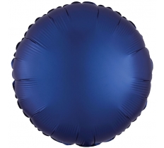 Amscan Silk Lustre Navy Blue Circle Standard Foil Balloons