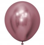 Reflex Pink Latex Balloons 18"/45cm- 15 Pack