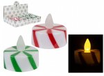Candy Stripe Battery Operated Tealights