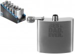 Fathers Day 6oz Best Dad Ever Hip Flask