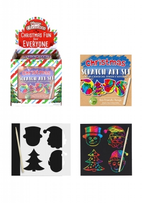 Christmas Magic Colour Scratch Set X 108 ( 14p Each )