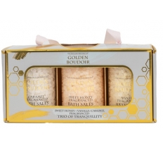 *** OFFER *** Golden Boudior Trio of Tranquility Bath Salts