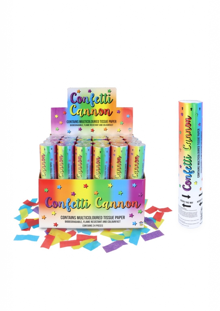 Confetti Canon Coloured Paper 20cm - Click Image to Close