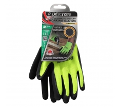 Dekton Comfort Grip Working Gloves Black Hi Viz