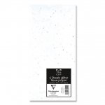 Glitter Tissue White Pack Of 6