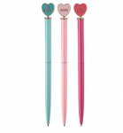 Love Heart Message Topped 3 Assorted