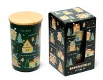 Christmas Village Baker Street RPET & Bamboo Storage Jar