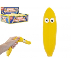 15cm Nana Banana With Eyes Stress Toy