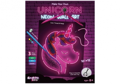 Make Your Own Unicorn Neon Wall Art In Colour Box