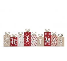 Christmas Present Xmas Word Deco 40cm