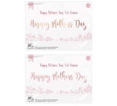 Happy Mothers Day Foil Banner