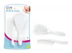 First Steps Baby Brush & Comb Set White