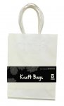 WHITE BAGS 20X15X6CM 3PK