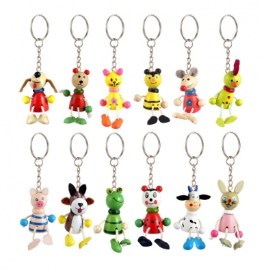 Wooden 5cm Animal Keychain X 60 ( 35p Each )