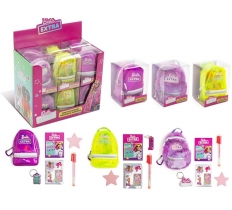 BARBIE EXTRA STATIONERY BACKPACK SURPRISE 3 ASSORTED