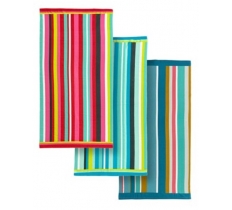 On Trend Stripes Design Printed Beach Towels 70x140cm