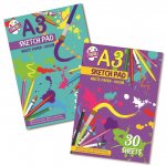 A3 30 Sheet Sketch Pad 2 Designs